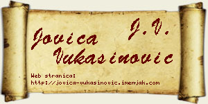 Jovica Vukašinović vizit kartica